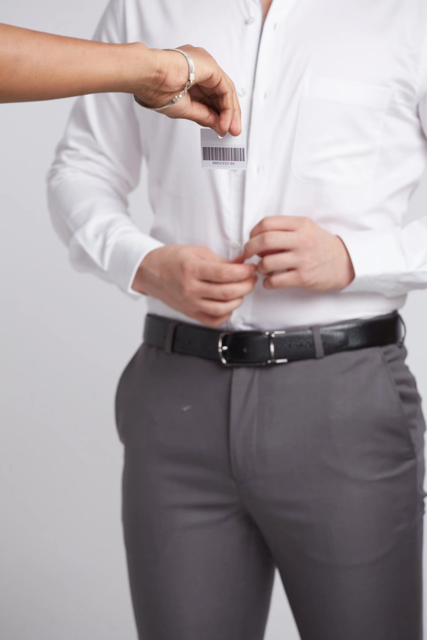Men Contemporary Fit Blue Shirt