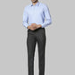 Men Classic Fit Blue Trouser