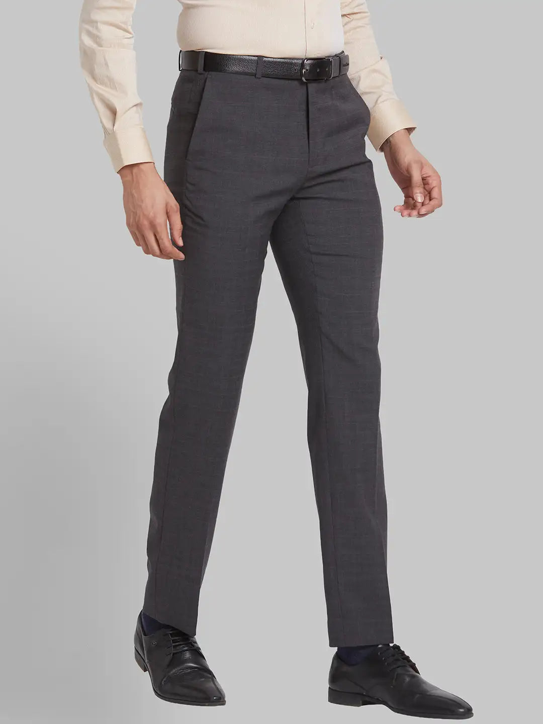 Men Slim Fit Green Trouser