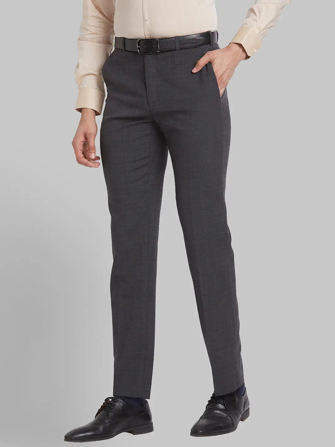 Men Slim Fit Green Trouser