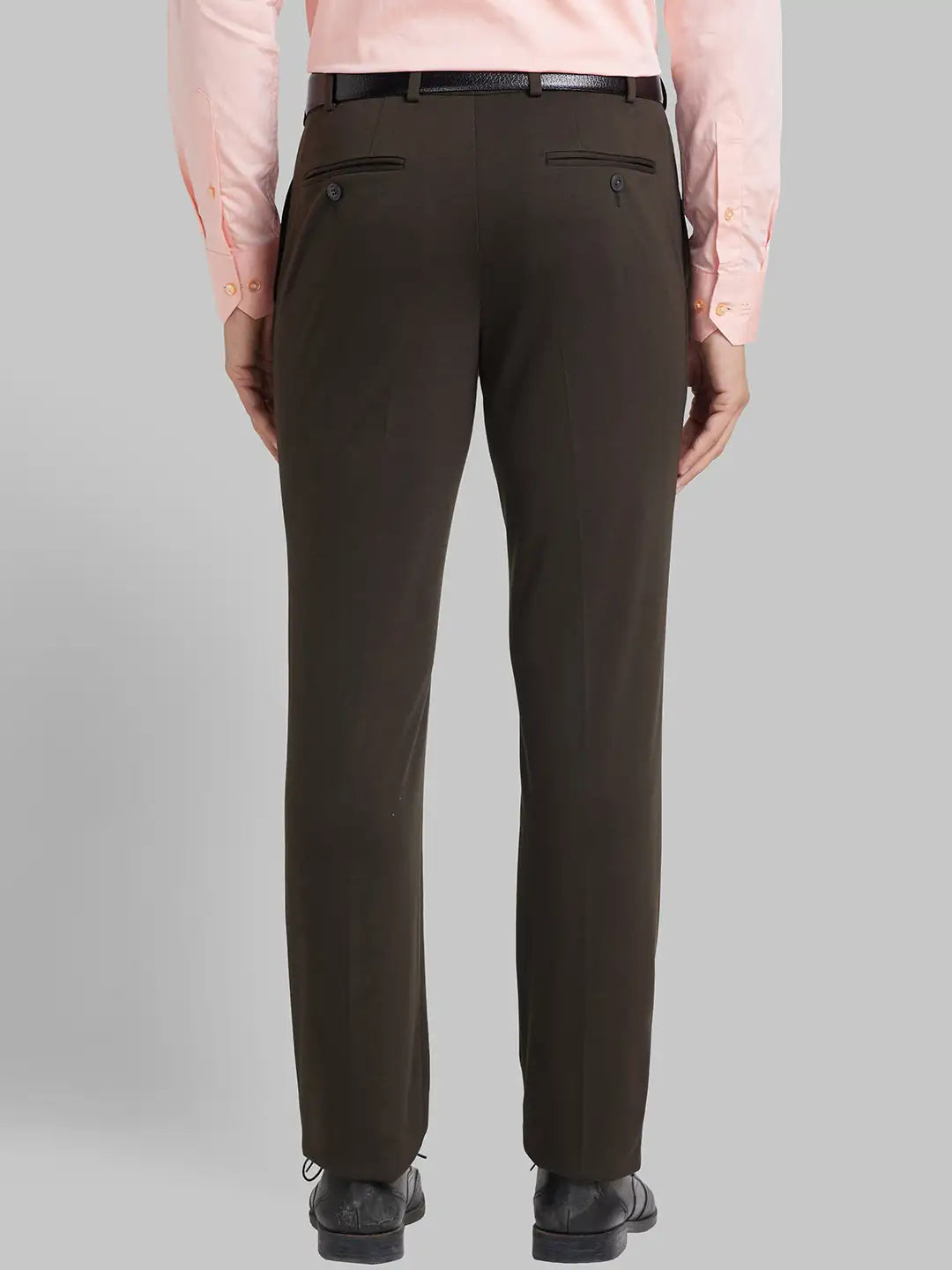 Men Contemporary Fit Blue Trouser