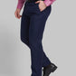Men Contemporary Fit Grey Trouser