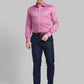 Men Contemporary Fit Grey Trouser