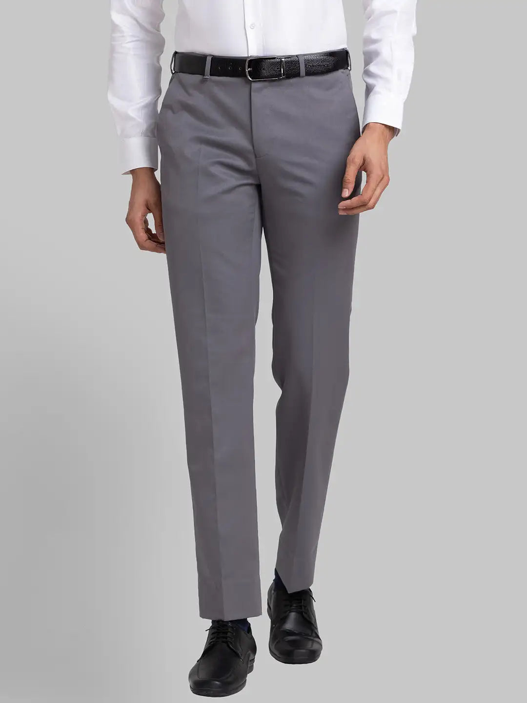Men Contemporary Fit Blue Trouser