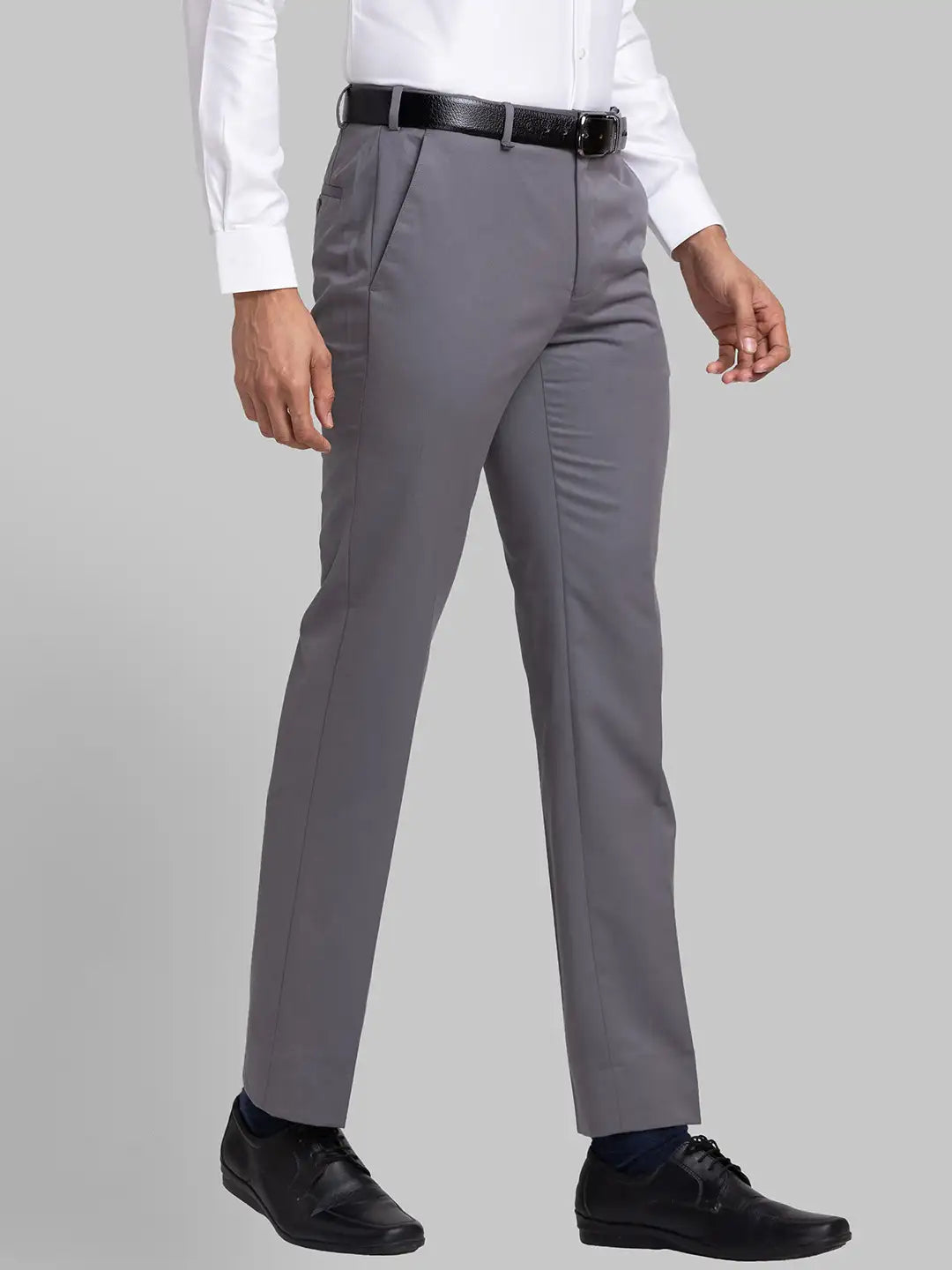 Men Contemporary Fit Blue Trouser