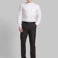 Men Black Slim Fit Checks Polyester Blend   Trouser