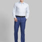 Men Contemporary Fit Grey Trouser