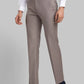Men Contemporary Fit Grey Trouser