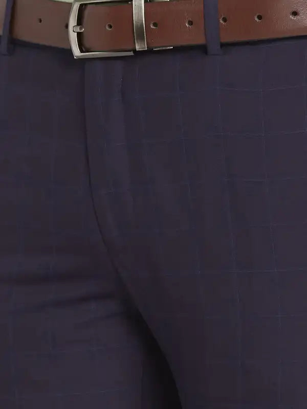 Men Contemporary Fit Black Trouser