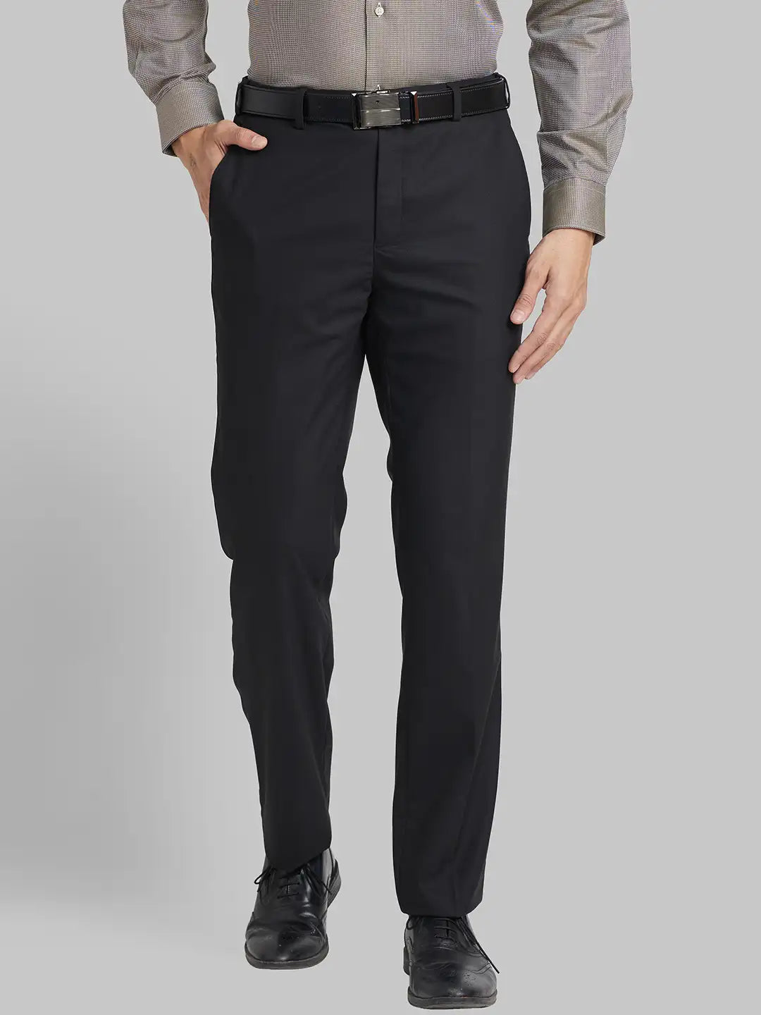 Men Italian Fit Blue Trouser