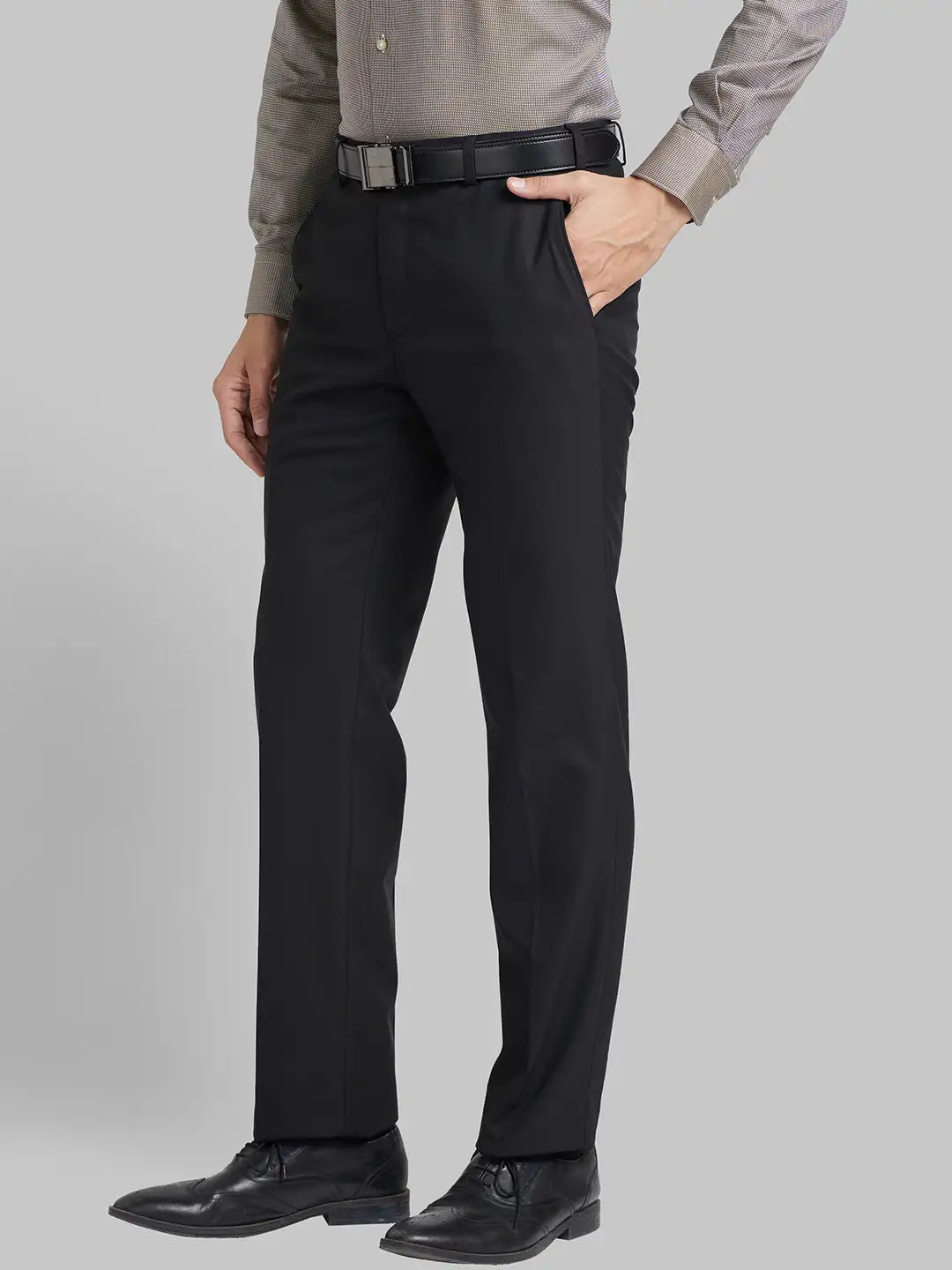 Men Italian Fit Blue Trouser
