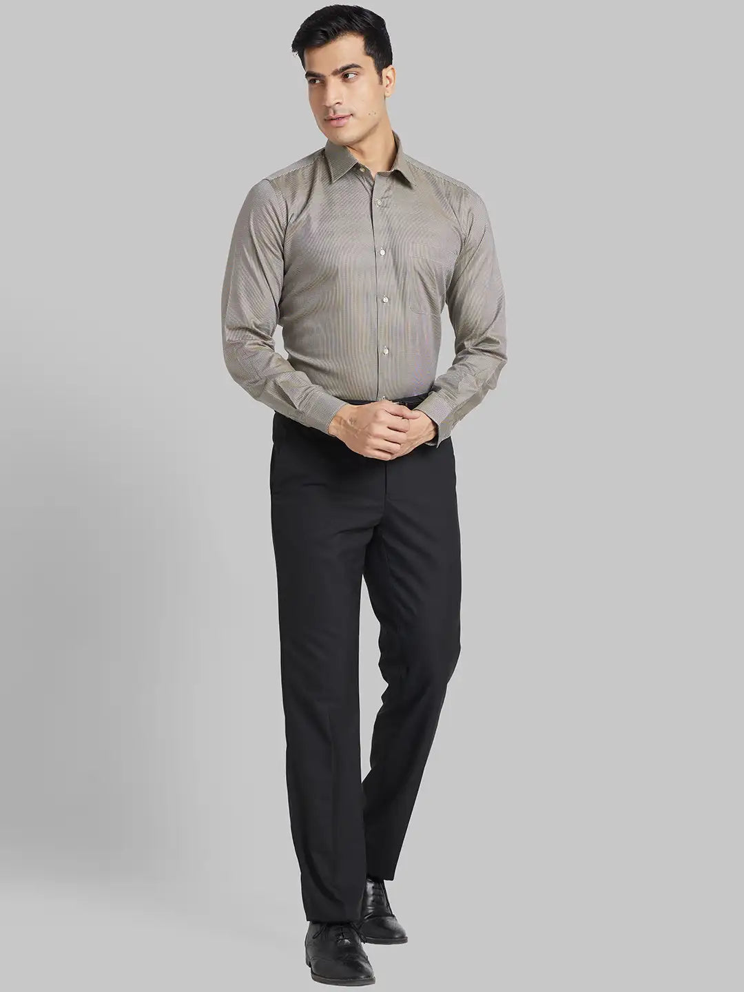 Men Italian Fit Blue Trouser