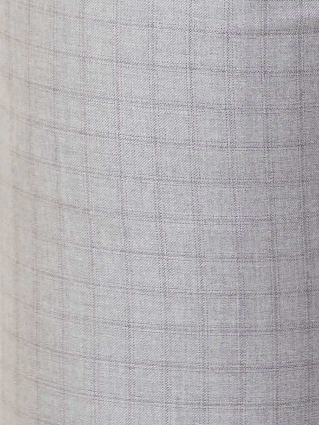 Raymond Contemporary Fit Checkered Dark Grey Trouser