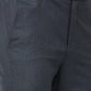 Raymond Contemporary Fit Self Design Dark Blue Trouser