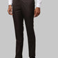 Men Slim Fit Blue Trouser