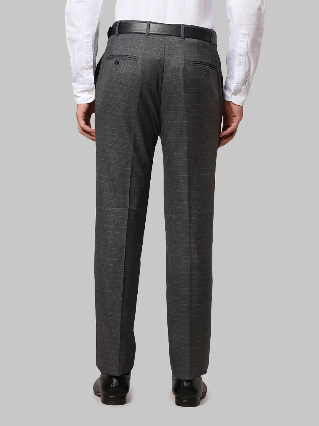 Men Slim Fit Brown Trouser