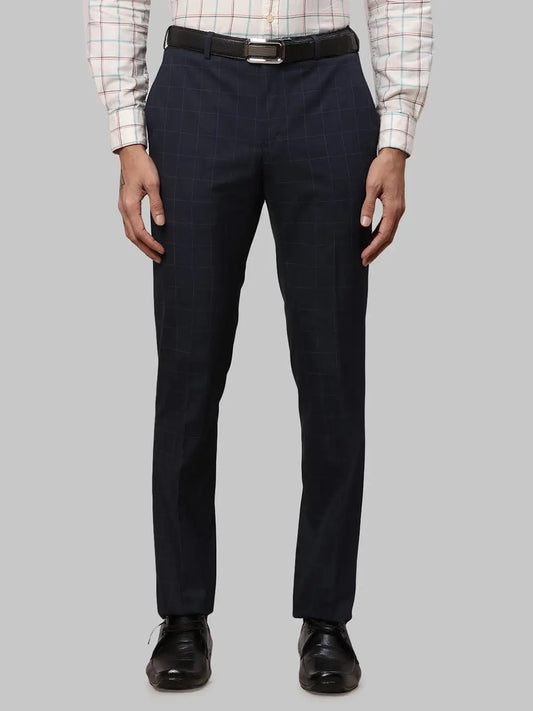 Men Slim Fit Dark Grey Trouser