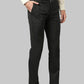Men Slim Fit Dark Grey Trouser