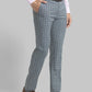 Men Slim Fit Dark Brown Trouser