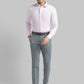 Men Slim Fit Dark Brown Trouser