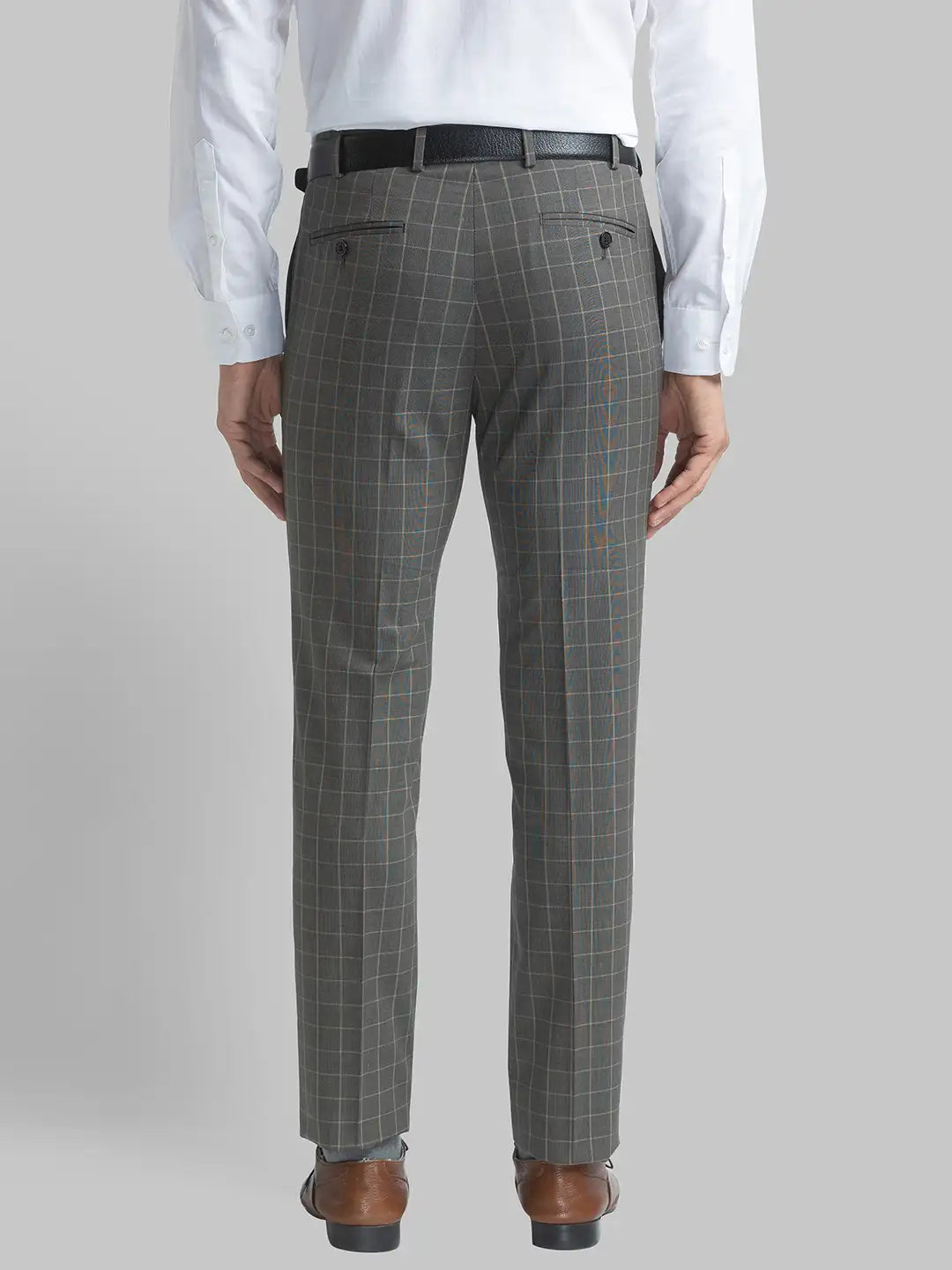 Men Contemporary Fit Dark Blue Trouser