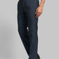 Men Regular Fit Black Trouser