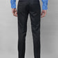 Raymond Men Grey Solid Slim Fit Polyester Blend Trouser