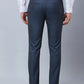 Raymond Men Grey Solid Slim Fit Polyester Blend Trousers