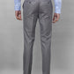 Raymond Men Grey Solid Slim Fit Polyester Blend Trouser