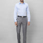Raymond Men Grey Solid Slim Fit Polyester Blend Trouser