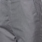 Raymond Men Grey Solid Slim Fit Polyester Blend Trouser