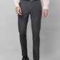 Raymond Men Grey Solid Slim Fit Polyester Blend Trouser