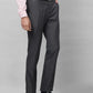 Raymond Men Grey Solid Slim Fit Polyester Blend Trouser