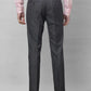 Raymond Men Grey Solid Slim Fit Polyester Blend Trouser
