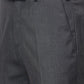 Raymond Men Grey Solid Slim Fit Polyester Blend Trouser