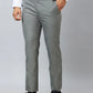 Raymond Men Brown Solid Slim Fit Polyester Blend Trousers
