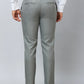 Raymond Men Brown Solid Slim Fit Polyester Blend Trousers