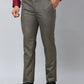 Raymond Men Grey Solid Slim Fit Polyester Blend Trousers