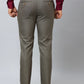 Raymond Men Grey Solid Slim Fit Polyester Blend Trousers