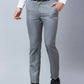 Raymond Men Blue Solid Slim Fit Polyester Blend Trousers