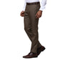 Men Regular Fit Blue Trouser