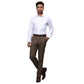 Men Regular Fit Blue Trouser