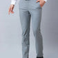 Raymond Men Black Checks Slim Fit Polyester Blend Trouser