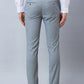 Raymond Men Black Checks Slim Fit Polyester Blend Trouser