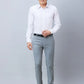Raymond Men Black Checks Slim Fit Polyester Blend Trouser
