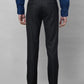 Raymond Men Brown Checks Slim Fit Polyester Blend Trouser