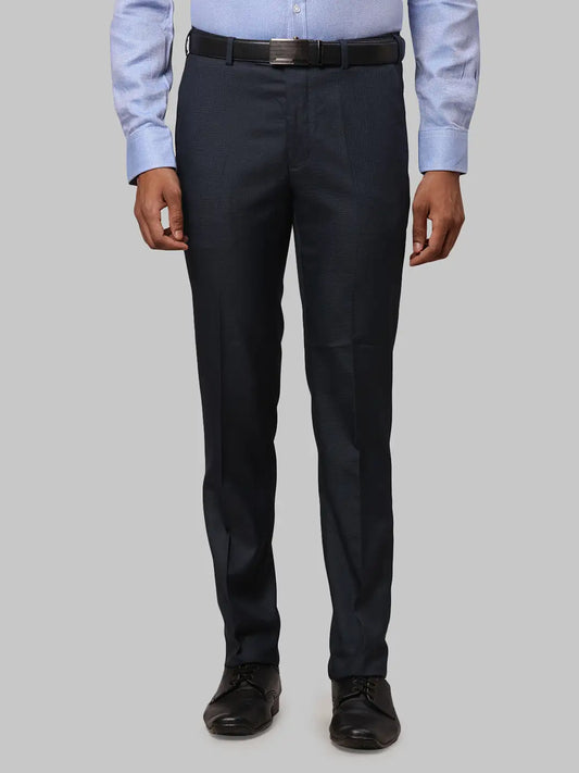 Men Slim Fit Grey Trouser