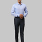 Men Slim Fit Grey Trouser