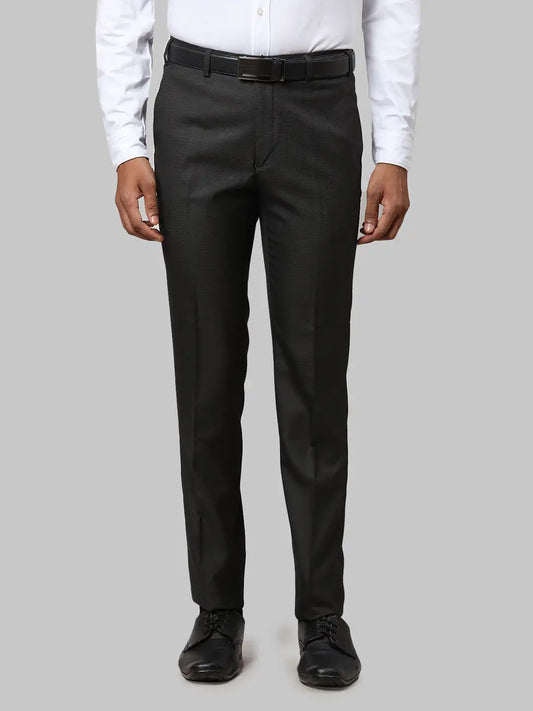 Men Slim Fit Brown Trouser
