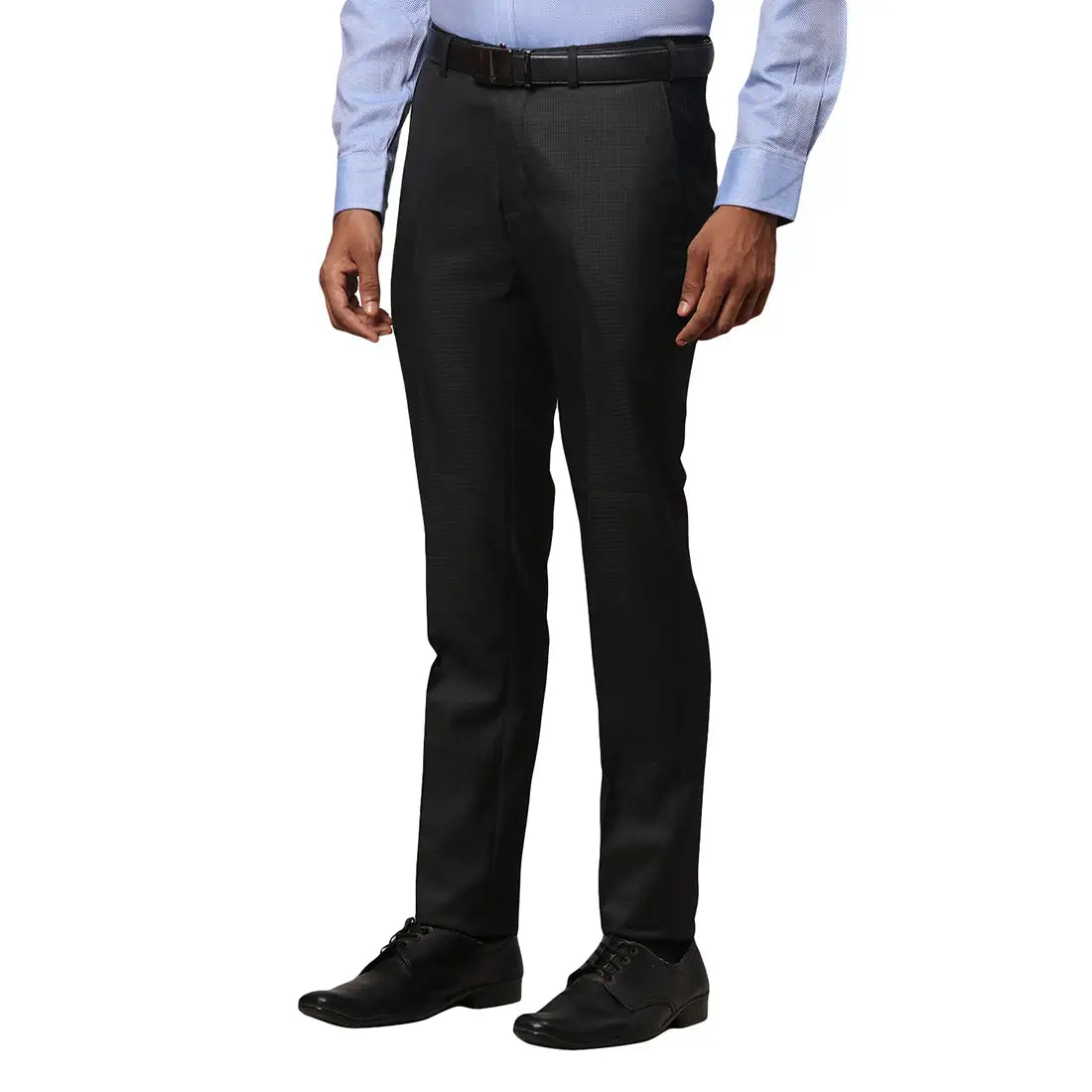 Men Slim Fit Fawn Trouser